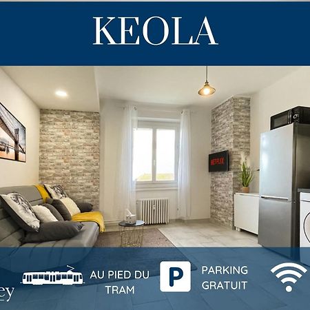Homey Keola - Parking Prive Gratuit - Aux Portes De Geneve - Au Pied Du Tram - Appartement Avec 1 Chambre Et Un Grand Salon Avec Un Canape-Lit Амбії Екстер'єр фото