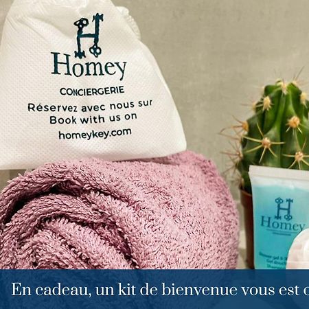 Homey Keola - Parking Prive Gratuit - Aux Portes De Geneve - Au Pied Du Tram - Appartement Avec 1 Chambre Et Un Grand Salon Avec Un Canape-Lit Амбії Екстер'єр фото