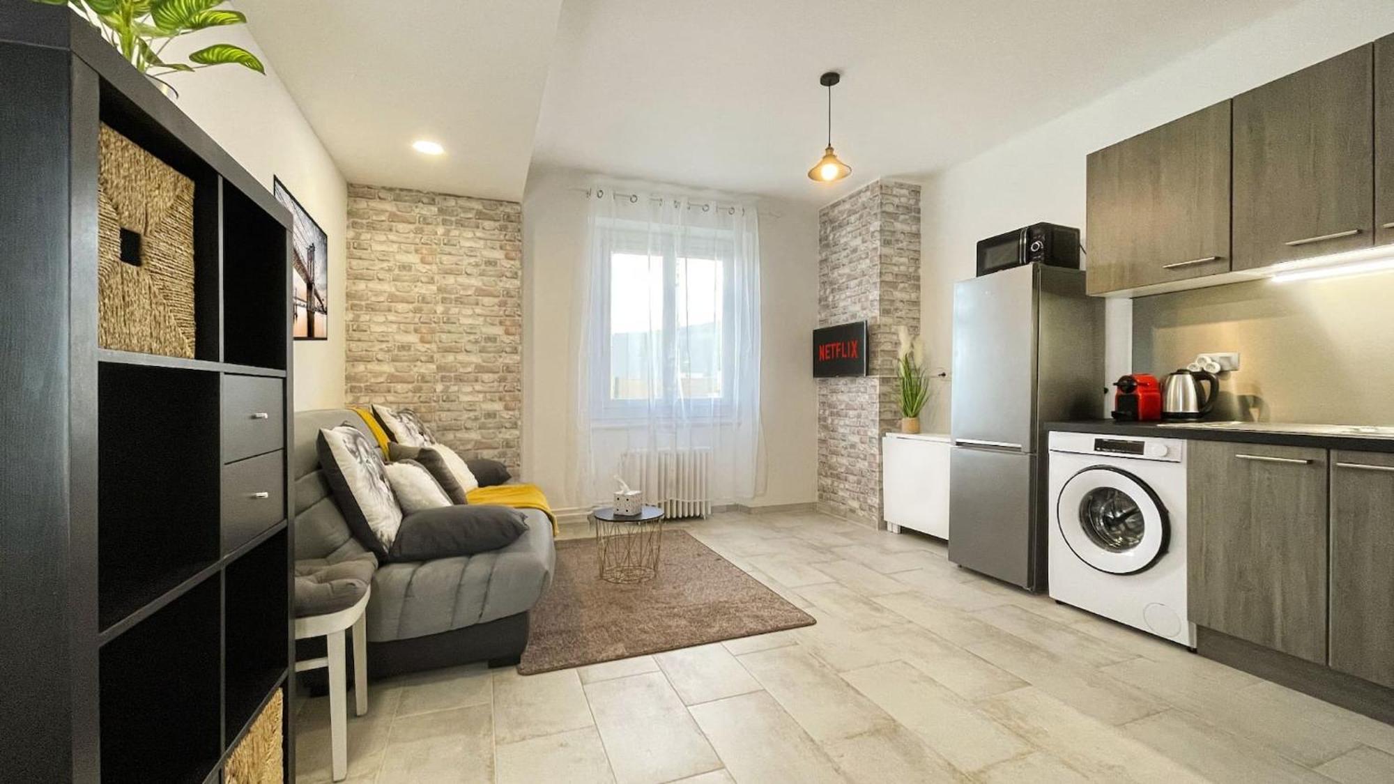 Homey Keola - Parking Prive Gratuit - Aux Portes De Geneve - Au Pied Du Tram - Appartement Avec 1 Chambre Et Un Grand Salon Avec Un Canape-Lit Амбії Екстер'єр фото