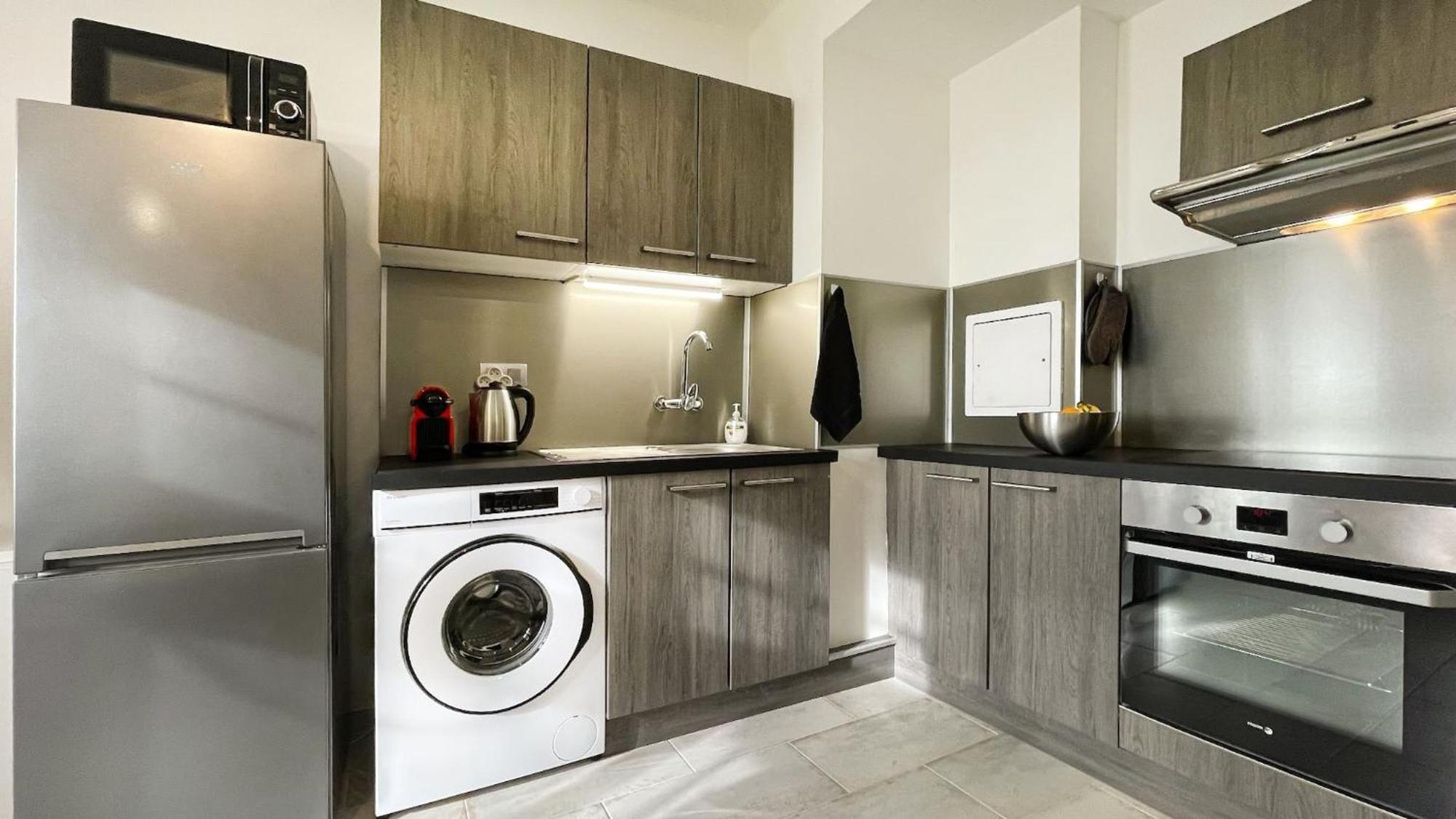 Homey Keola - Parking Prive Gratuit - Aux Portes De Geneve - Au Pied Du Tram - Appartement Avec 1 Chambre Et Un Grand Salon Avec Un Canape-Lit Амбії Екстер'єр фото