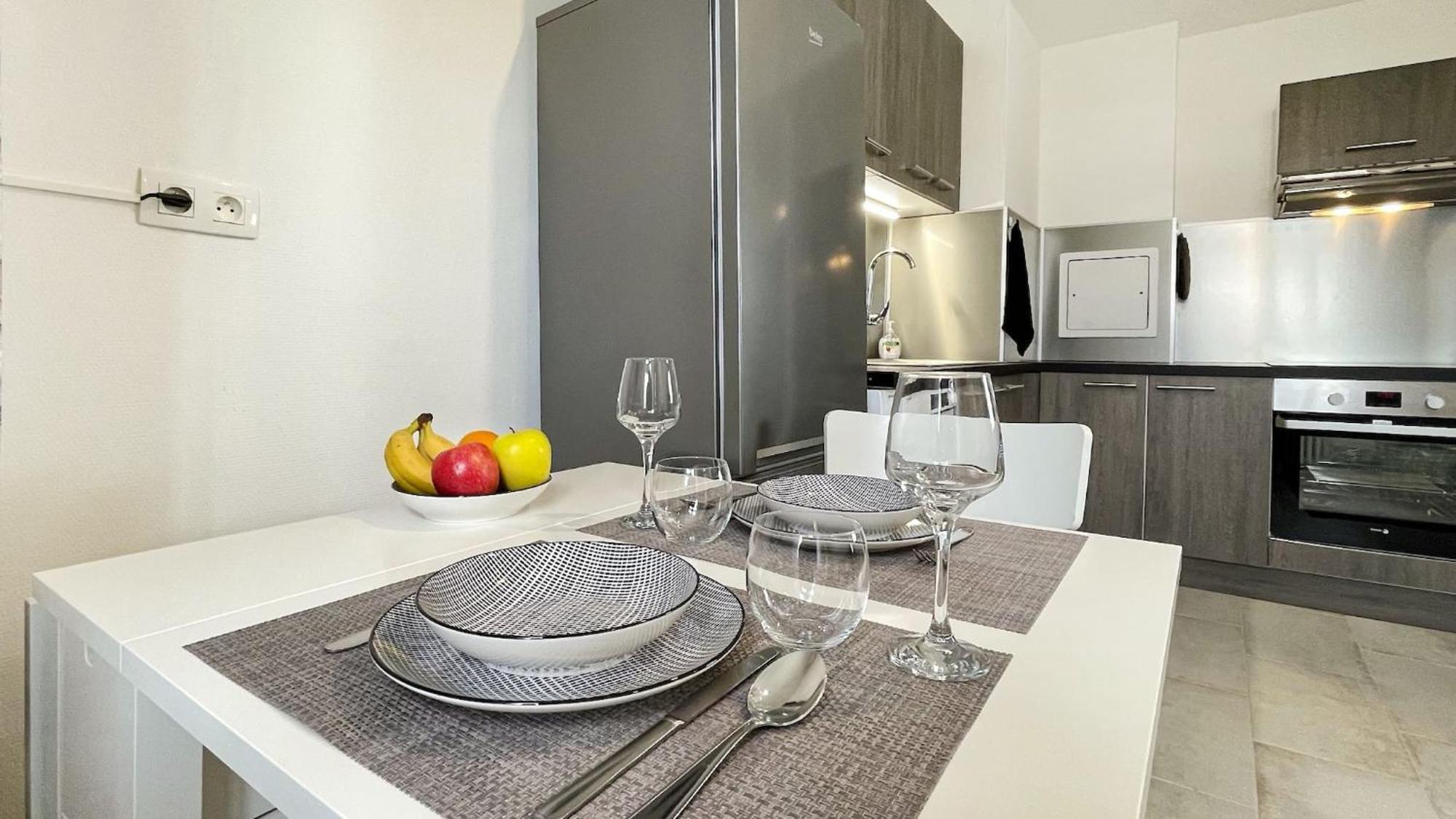 Homey Keola - Parking Prive Gratuit - Aux Portes De Geneve - Au Pied Du Tram - Appartement Avec 1 Chambre Et Un Grand Salon Avec Un Canape-Lit Амбії Екстер'єр фото