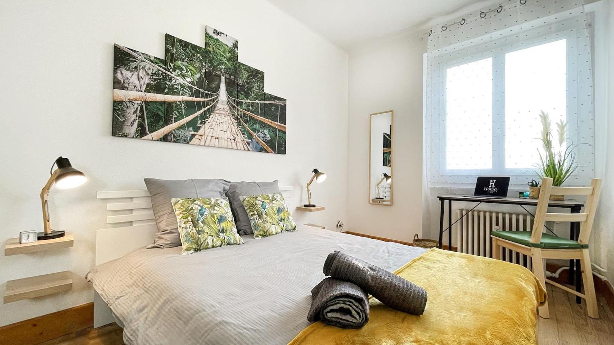 Homey Keola - Parking Prive Gratuit - Aux Portes De Geneve - Au Pied Du Tram - Appartement Avec 1 Chambre Et Un Grand Salon Avec Un Canape-Lit Амбії Екстер'єр фото