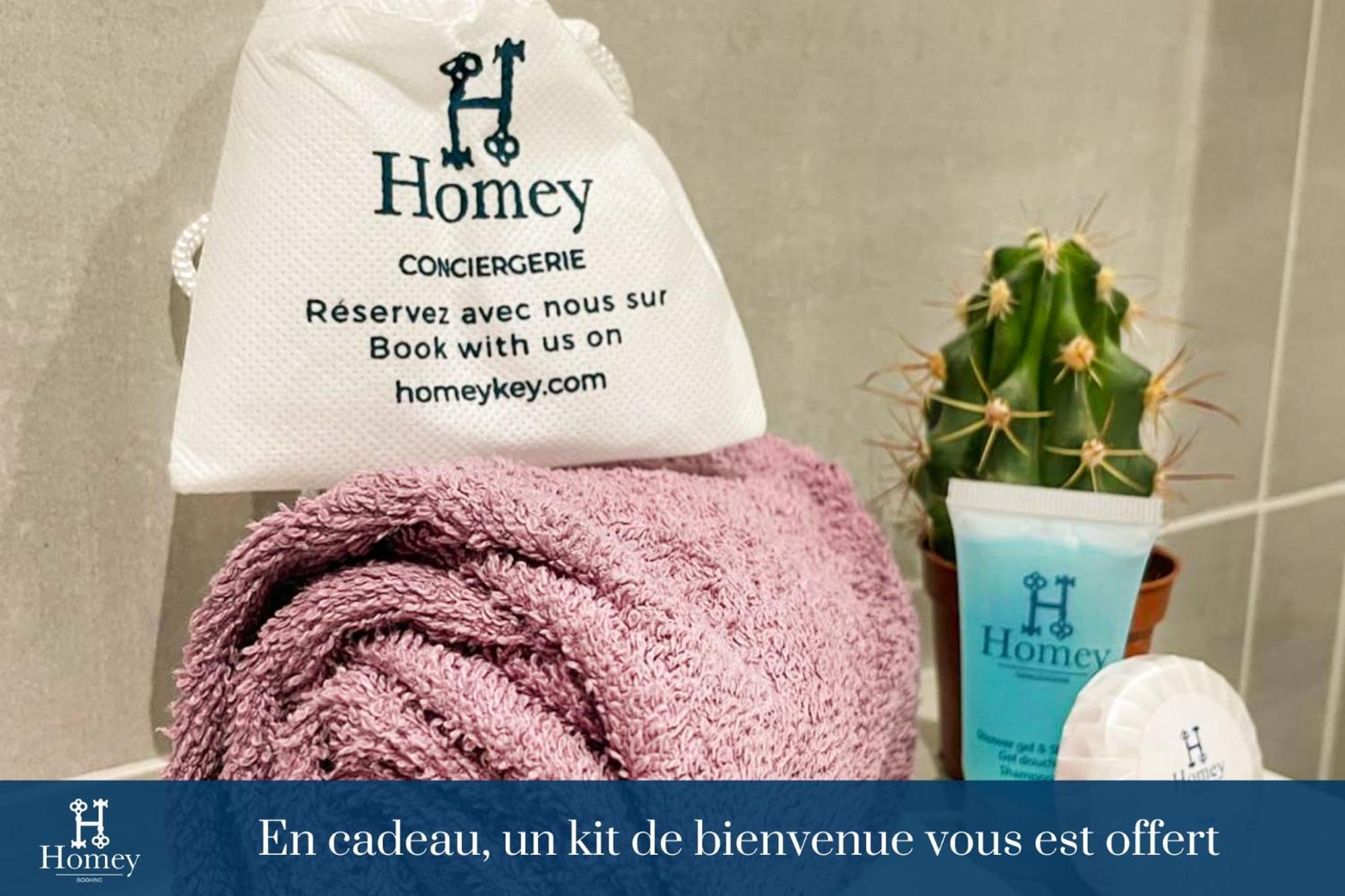 Homey Keola - Parking Prive Gratuit - Aux Portes De Geneve - Au Pied Du Tram - Appartement Avec 1 Chambre Et Un Grand Salon Avec Un Canape-Lit Амбії Екстер'єр фото